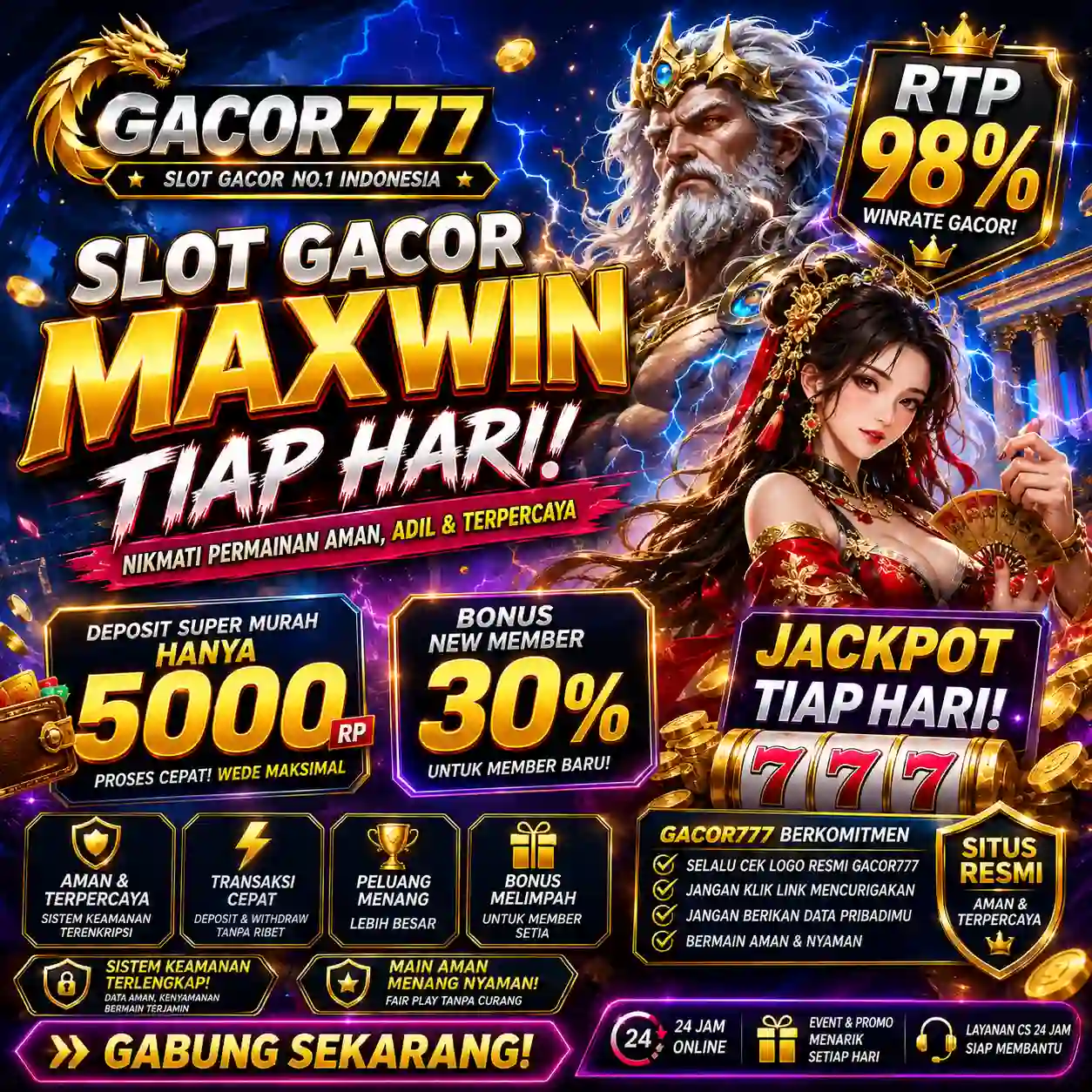 GACOR777: Andalan Situs Deposit 5000 Jagoan Akses Link Slot Gacor Hari Ini